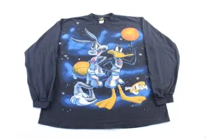 1996 Space Jam Bugs Bunny & Daffy Duck Graphic T-Shirt