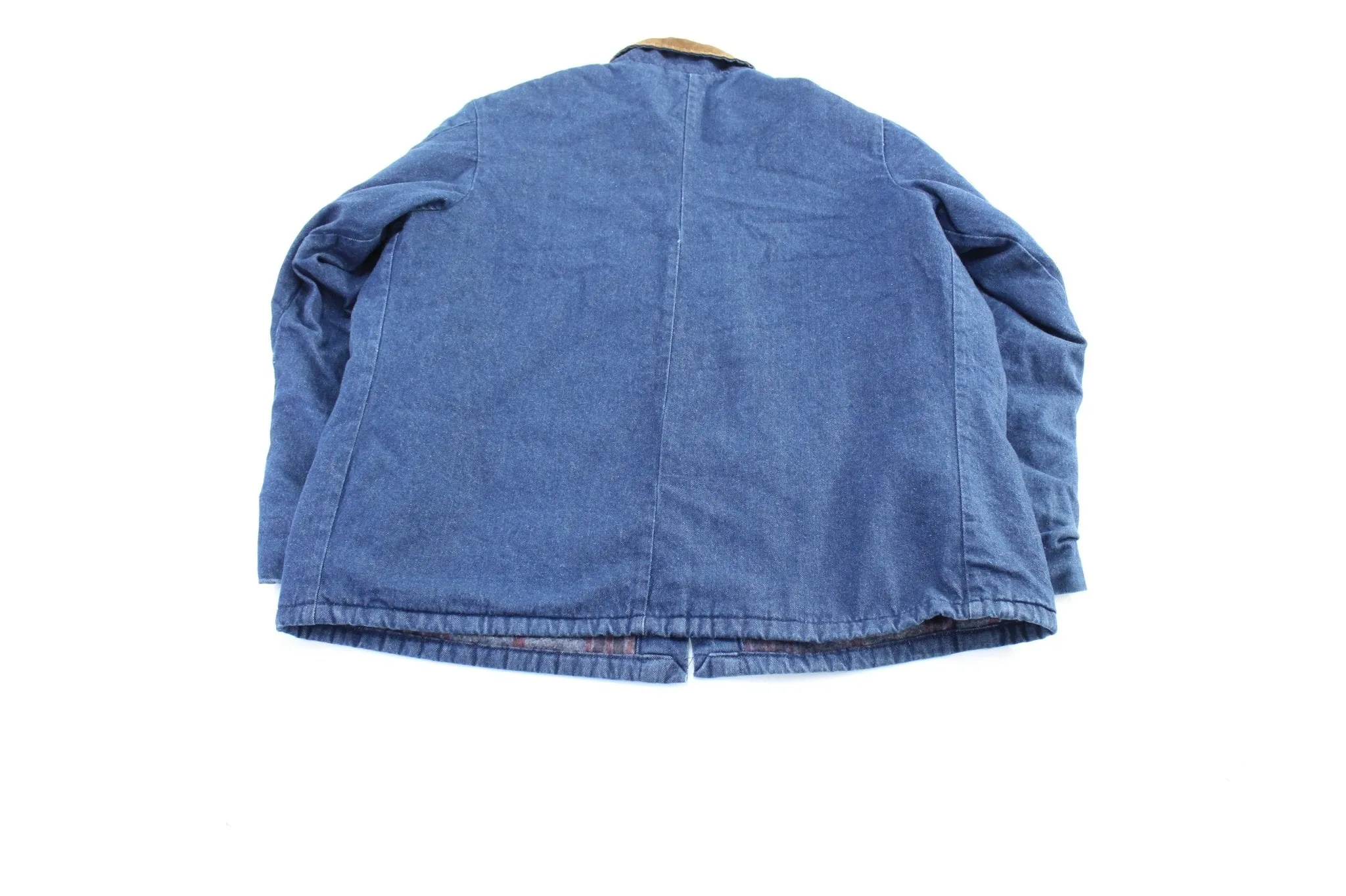 80's Key Imperial Blanket Lined Denim Jacket