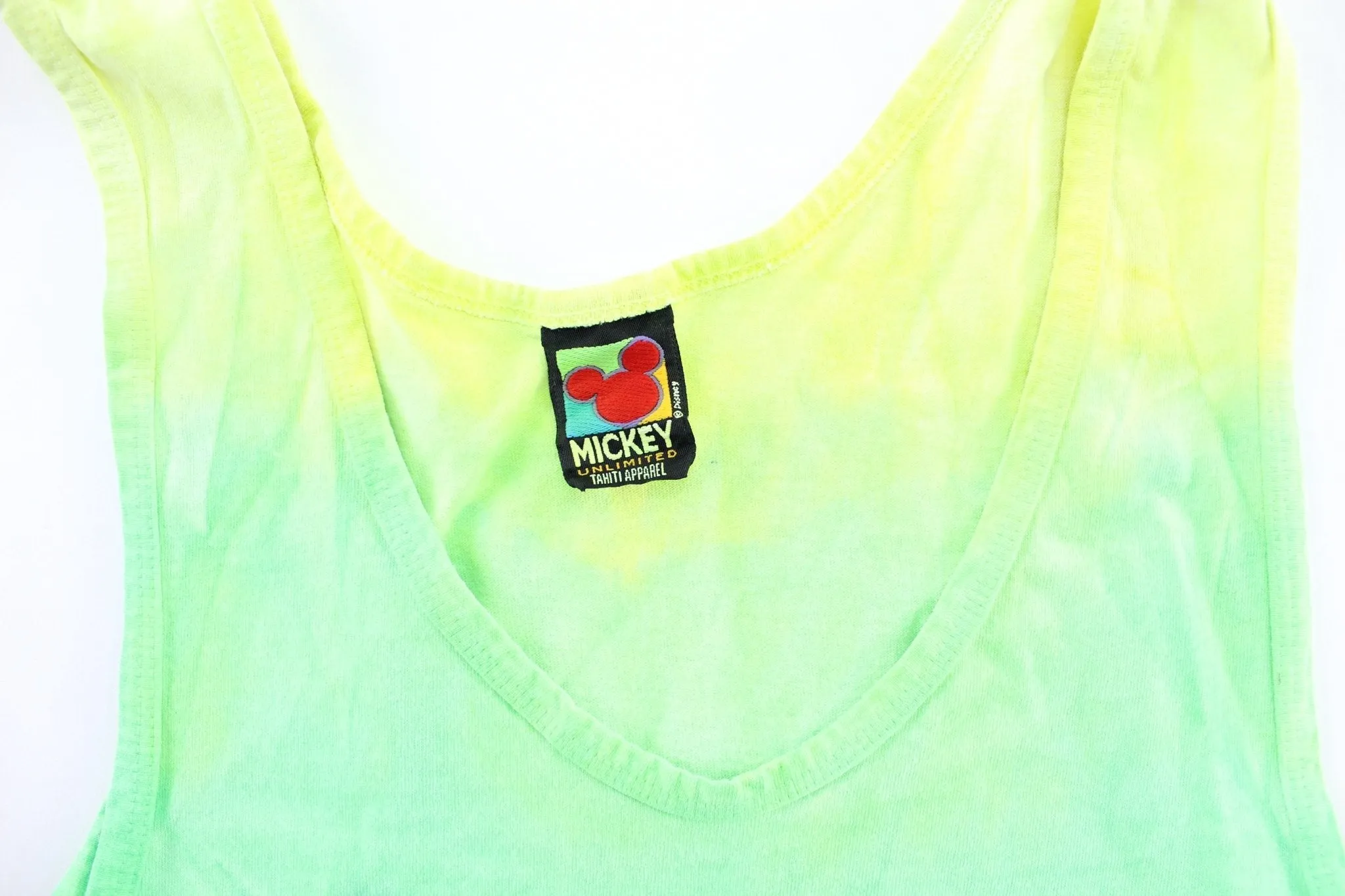 90's Mickey Mouse Tie Dye Sunnin' & Surfin' Tank Top