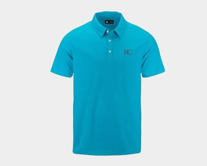 Blue Men's Polo - The Marbella