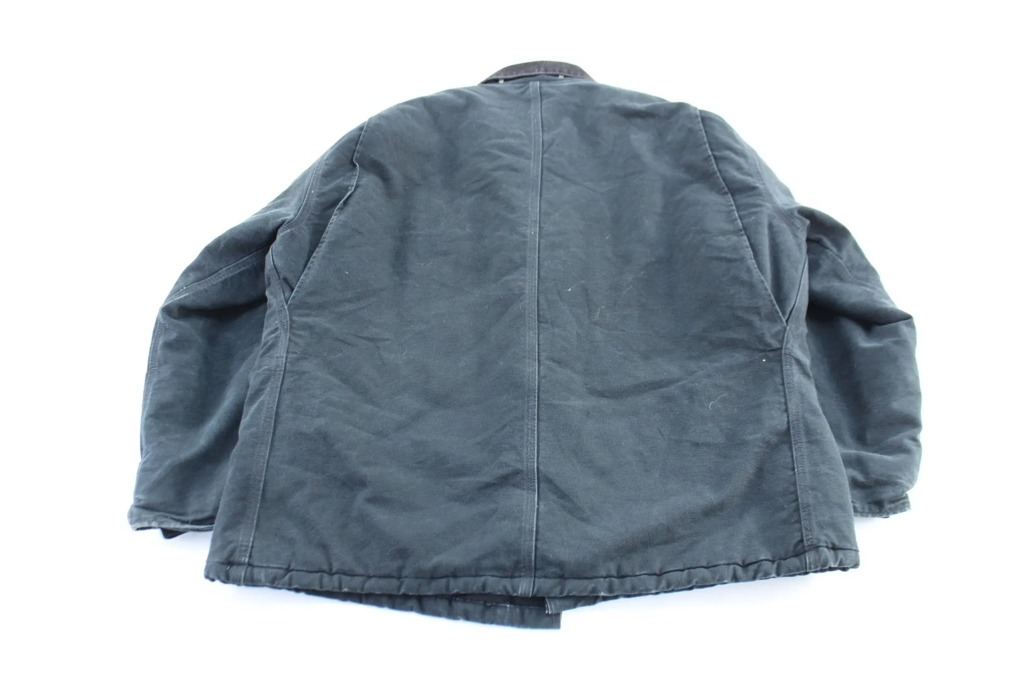 Carhartt Logo Patch Black Traditional Zip Up Jacket