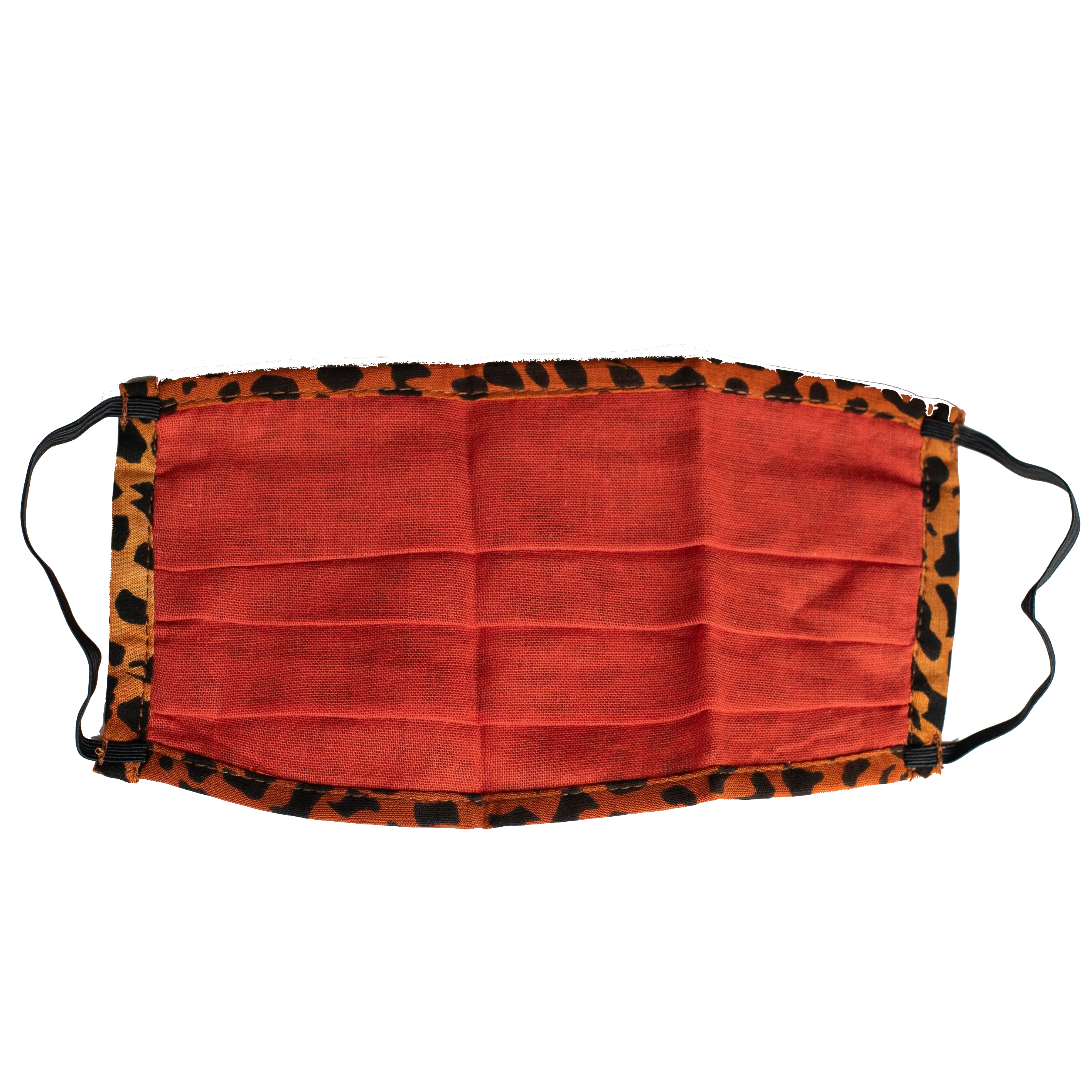 INDAH CLOTHING - FACE MASK ORANGE LEOPARD